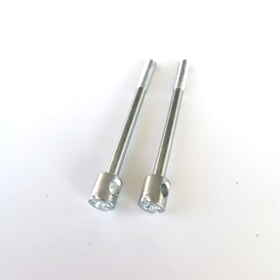M5 colorido de zinc eléctrico medidor de plomo sello tornillos Phillips toma con agujero clavo