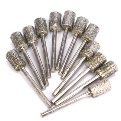 el esculpir de talla de grabado de cristal grande de 4mm-25m m Diamond Rotary Burr For Stone