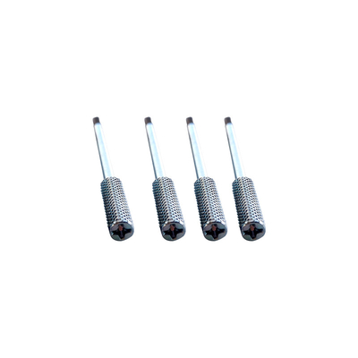 Tornillos de pulgar de acero inoxidables de la longitud de #4-40 UNC 49m m para el cable del ordenador