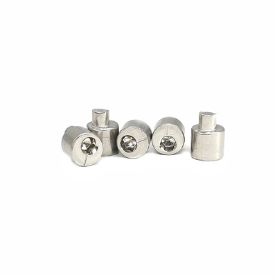 No estándar Hexagonal excéntrico clavos 304 de acero inoxidable sólido de cabeza plana redonda paso conector de sujeción remachado