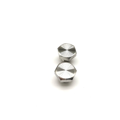 Tornillos decorativos de acero inoxidables M8X7 para el cinc del color de la altura de la cabeza de la rueda HEX12.8mm