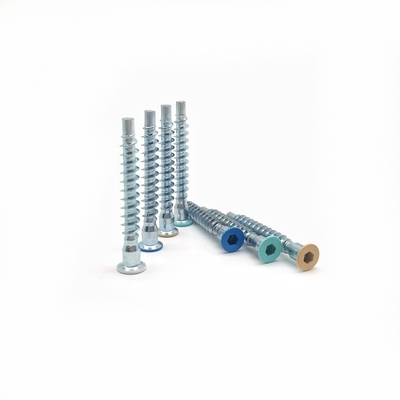 Contrafundido hexagonal de auto-apogamiento de rosca de rosca de reparación recta tornillo de madera para el gabinete dental tornillo