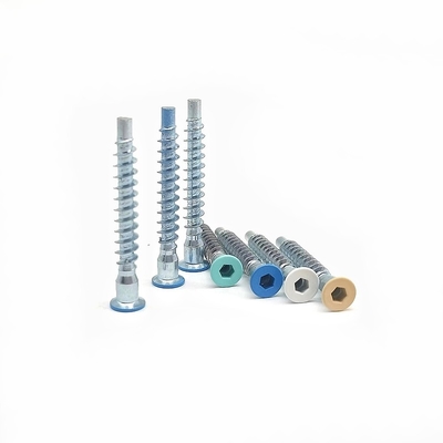 Contrafundido hexagonal de auto-apogamiento de rosca de rosca de reparación recta tornillo de madera para el gabinete dental tornillo
