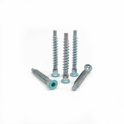 Contrafundido hexagonal de auto-apogamiento de rosca de rosca de reparación recta tornillo de madera para el gabinete dental tornillo