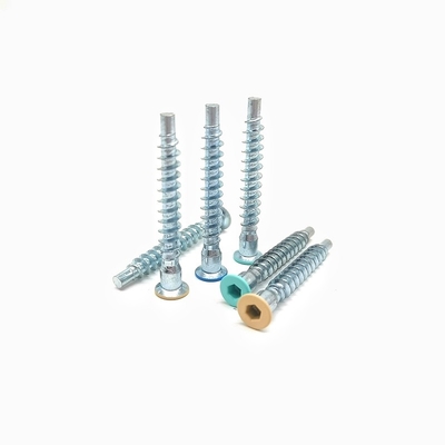 Reparación directa personalizada de muebles tornillos contrafundido Hexagonal hilo de montaña rusa