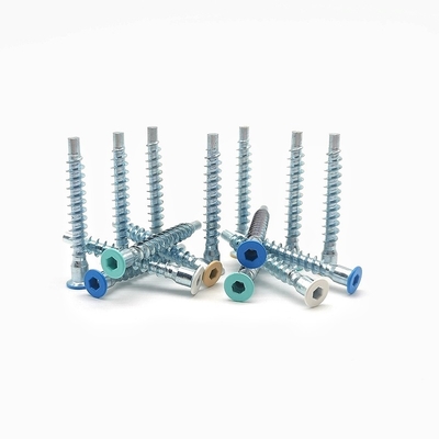 Los muebles rectos de la reparación atornillan - los tornillos hexagonales internos avellanados del hilo del rodillo del hilo penetrante principal del rodillo