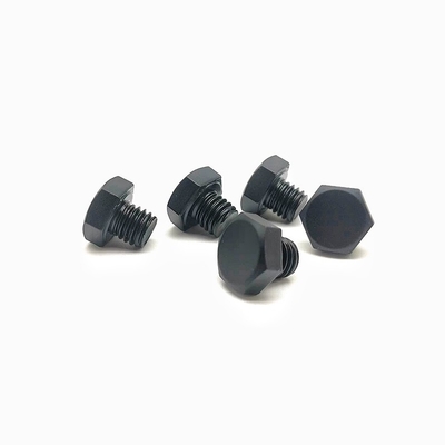 Clavo de acero inoxidable del tornillo decorativo hexagonal externo de encargo electroforético