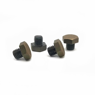 Diente lleno de acero inoxidable modificado para requisitos particulares del clavo decorativo hexagonal externo del tornillo del CD