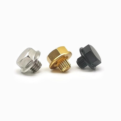 Eje decorativo recto de acero inoxidable de encargo del automóvil del clavo 6063 de la aleación de aluminio del tornillo de Laitu
