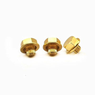 Procesando el eje de rueda decorativo del automóvil de la aduana 6063 del tornillo de la aleación de aluminio del clavo derecho