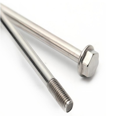 Máquina larga tornillo extra largo del motor rotor soporte con extendida hexágono cerrojo de la brida y externa
