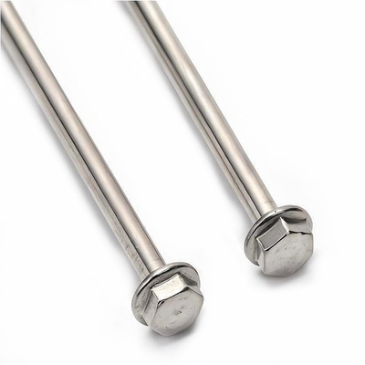 Máquina larga tornillo extra largo del motor rotor soporte con extendida hexágono cerrojo de la brida y externa