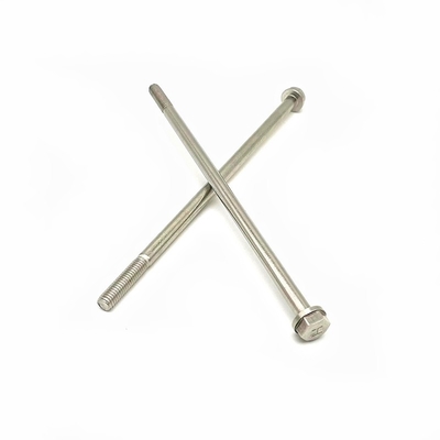 Motor de tornillo de medio diente tornillo extendido Hexágono externo de brida de corte largo tornillo de máquina ultralargo