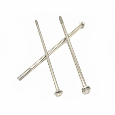 Motor de tornillo de medio diente tornillo extendido Hexágono externo de brida de corte largo tornillo de máquina ultralargo