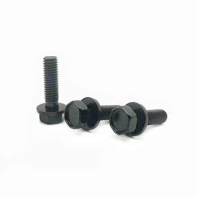 Cabeza hexagonal externa con almohadilla de resorte plana Combinación de tornillo de perno Alta resistencia