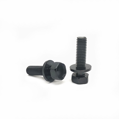 10.9 Grado de acero al carbono Cerrojo de cabeza hexagonal Exterior de combinación de almohadillas planas