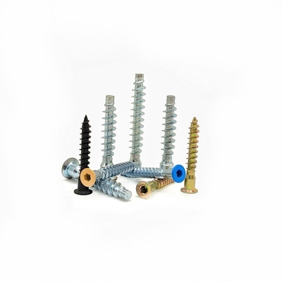 Hexágono de cola puntiaguda de auto-toque de tornillo de madera galvanizada reparación de clavos contra el cable de montaña hundido