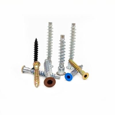 Hexágono de cola puntiaguda de auto-toque de tornillo de madera galvanizada reparación de clavos contra el cable de montaña hundido