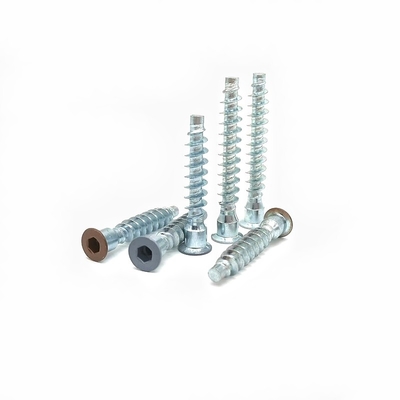 Hexágono de cola puntiaguda de auto-toque de tornillo de madera galvanizada reparación de clavos contra el cable de montaña hundido