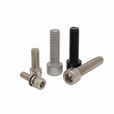 Parafusos de acero inoxidable 316L hexagonales para conectores de pegamento parafusos resistentes a caídas