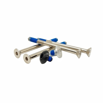 Muestra de un tornillo de cola de ciruela hexagonal exterior de cola azul de bloqueo personalizado