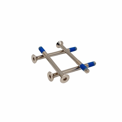 Muestra de un tornillo de cola de ciruela hexagonal exterior de cola azul de bloqueo personalizado