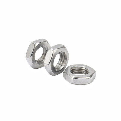 304 de acero inoxidable Exterior Hexagonal Nut Nut de bloqueo de metal M14 M16 Alta dureza