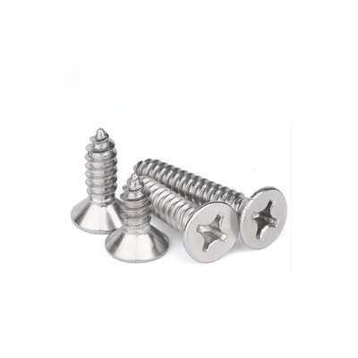 304 de acero inoxidable, parafusos de autoadhesión en relieve, cruz contrafundida M5 M6 M8