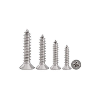 304 de acero inoxidable, parafusos de autoadhesión en relieve, cruz contrafundida M5 M6 M8