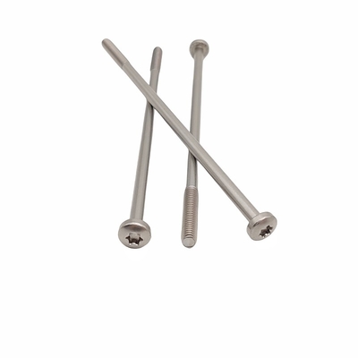 Tornos de cabeza de paneles de acero inoxidable con rosca parcial Grúa en forma de flor T30 T25 T20 T15 longitud de cabeza personalizable