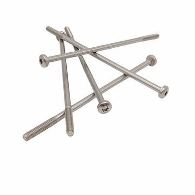 Tornos de cabeza de paneles de acero inoxidable con rosca parcial Grúa en forma de flor T30 T25 T20 T15 longitud de cabeza personalizable