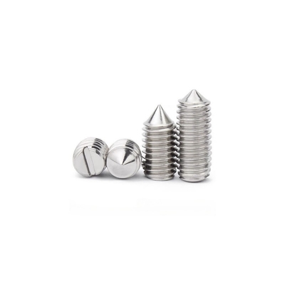 Venta directa de fábrica de acero inoxidable 304 con ranuras de punta de juego de tornillo máquina medidor tornillo de agujas