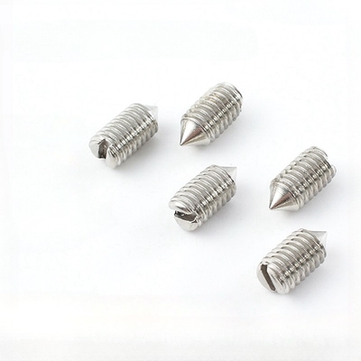 Parafusos de máquina de punta con ranuras M1.4-M2.0 parafusos de punta de una palabra