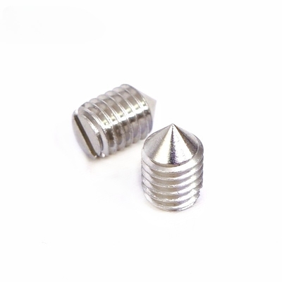 Una palabra 304 máquina de punta con ranura medidor de cabeza sin tornillo tornillo de abrazado