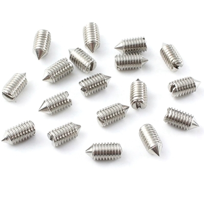 Parafusos de máquina de punta con ranuras M1.4-M2.0 parafusos de punta de una palabra