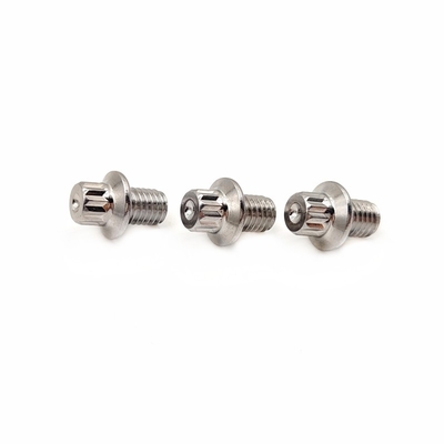 Torsión alta pernos de forma especial de aluminio pedal pernos personalizar el grosor