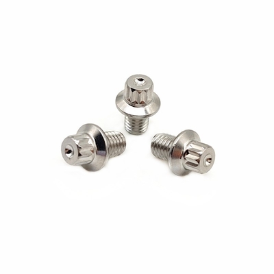 Flange no estándar tornillos hexagonales exteriores clavos de pedal de aluminio resistencia a la corrosión