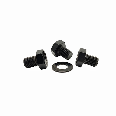 Círculo hexagonal externo personalizado negro de alta resistencia perno exterior hexagonal para uñas decorativas