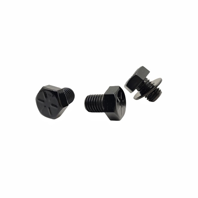 Alta resistencia Exterior Hexagonal tornillo de oxidación de negro de acero al carbono Exterior Hexagonal Uña decorativa