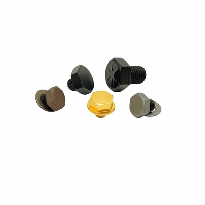 10.9 Clase Pintado Negro Brillante Hexágono Cerrojo de Acero de Carbono Hexágono tornillo
