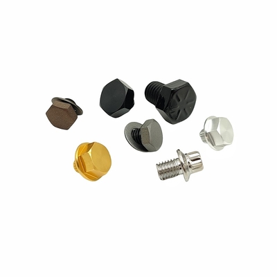 10.9 Clase Pintado Negro Brillante Hexágono Cerrojo de Acero de Carbono Hexágono tornillo