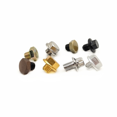 10.9 Pintado a nivel negro brillante hexagonal tornillo de tornillo hecho a medida