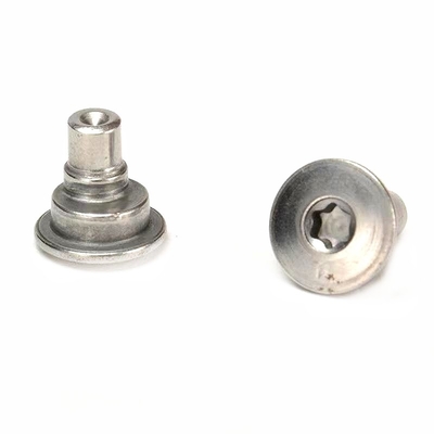Procesamiento de la marca de la corona personalizado de montaje rápido bisagra excéntrica ajustable Rivet Ciruela excéntrica clavo