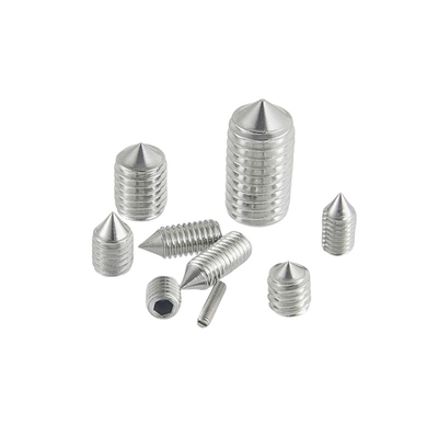 Fabrica al por mayor hecha a medida sin cabeza para el pago de los tornillos de corte de ranuras para el posicionamiento de tornillos.