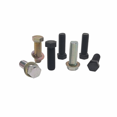 Acero inoxidable 304 Exterior de tornillo hexagonal revestido con protección ambiental Color zinc de hilo completo Cerrojo de cabeza hexagonal