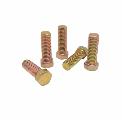 M10*30 Protección del medio ambiente Color Zinc Exterior Hexágono Cerrojo Electróforesis Negro Hexágono tornillo de dientes completos