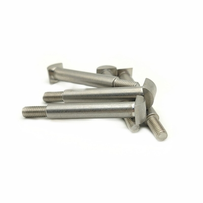 Fabricantes de acero inoxidable personalizado tornillos de paso en forma de T perno en forma de T con superficie curva