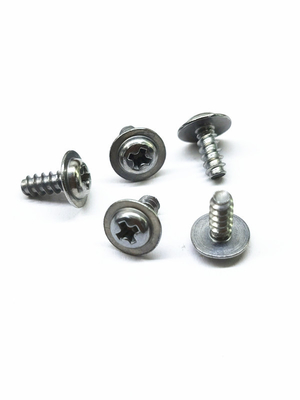 Phillips Lavadora Pan cabeza de tornillo de aleación de níquel de zinc de auto-taping para tornillos de plástico de acero inoxidable color original