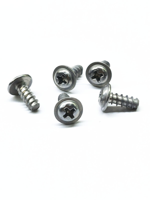Phillips Lavadora Pan cabeza de tornillo de aleación de níquel de zinc de auto-taping para tornillos de plástico de acero inoxidable color original