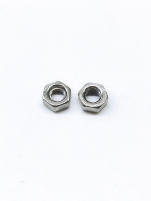 Hex Nuts Zinc Nickel Alloy Fijaciones de acero inoxidable Color original
